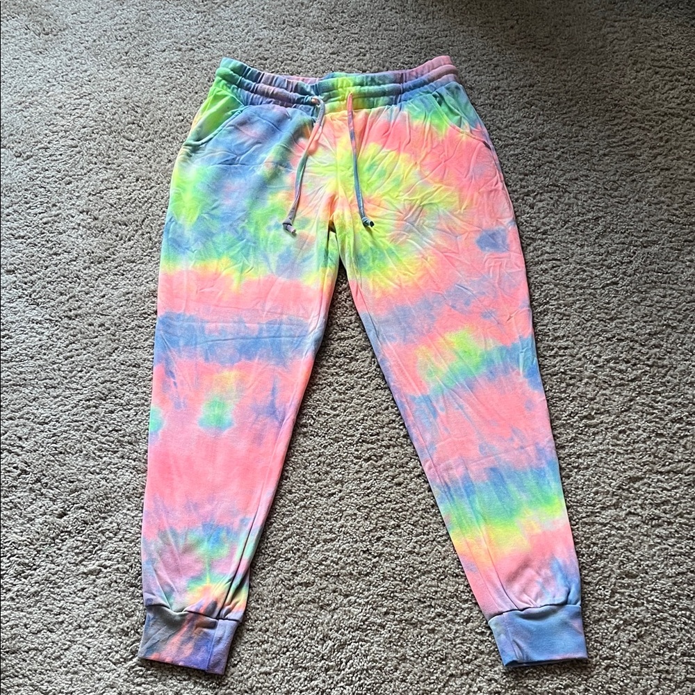 Colorful Tie-Dye Joggers
